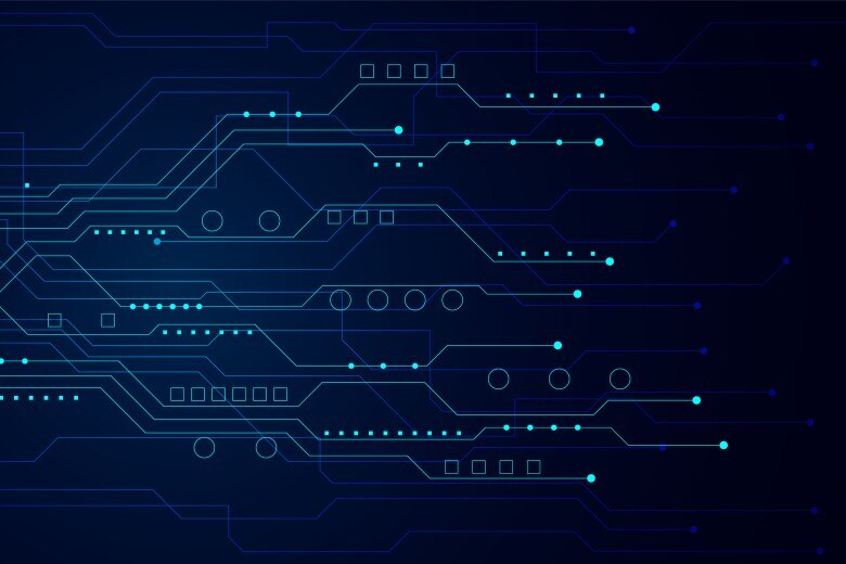 Abstract depiction of vector search with generative AI