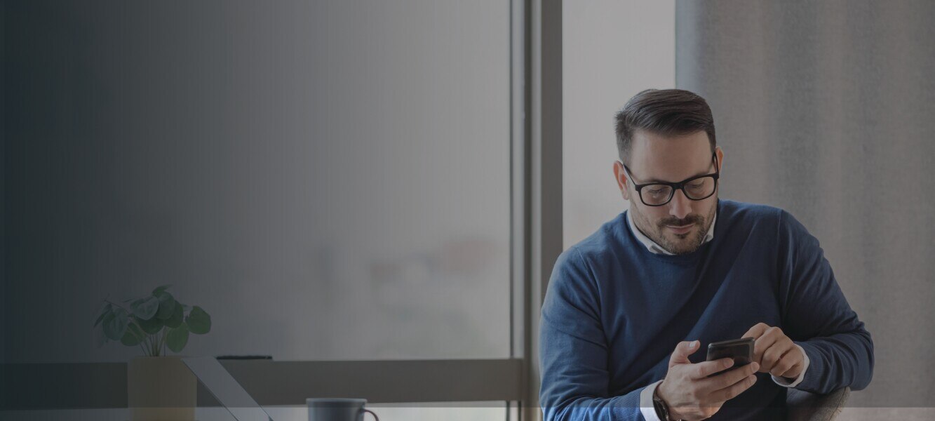 Fintech screen showing stock performance