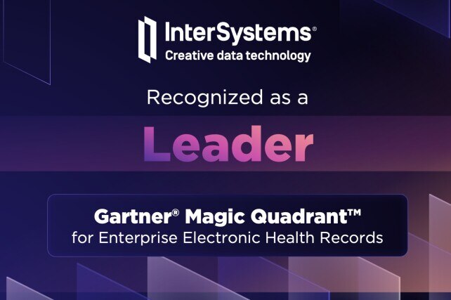 Recognized as a Leader in Gartner Magic Quadrant for Enterprise Electronic Health Records