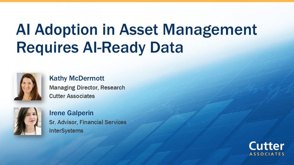 AI Adoption in Asset Management Requires AI Ready Data