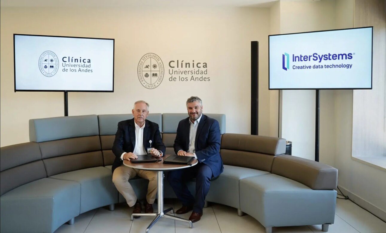 InterSystems Executives sitting on a sofa