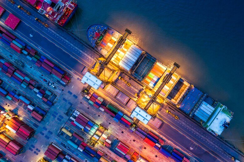 Container,Ship,In,Import,Export,And,Business,Logistics,By,Crane