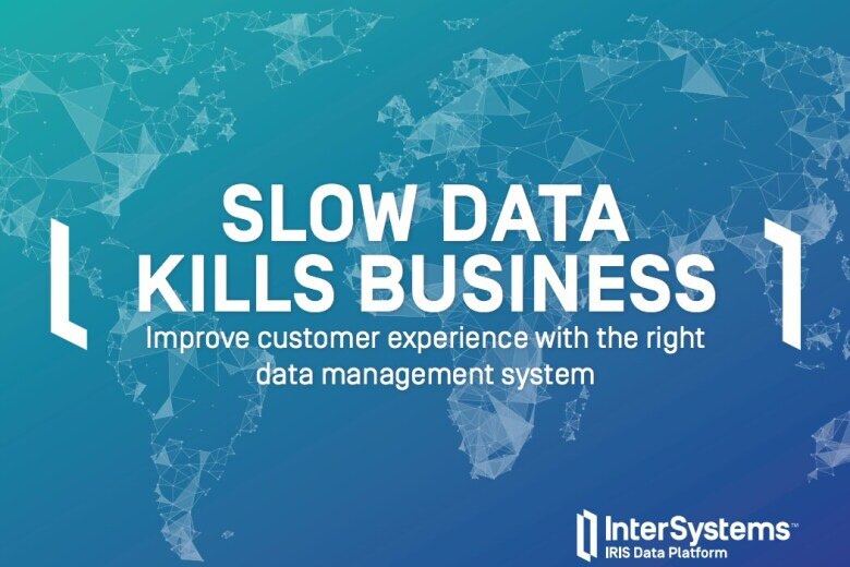 Slow data kills business presentation cover