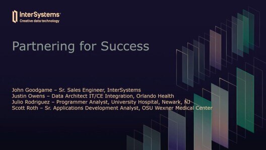 Partnering For Success - Collaborative Innovations in Interoperability