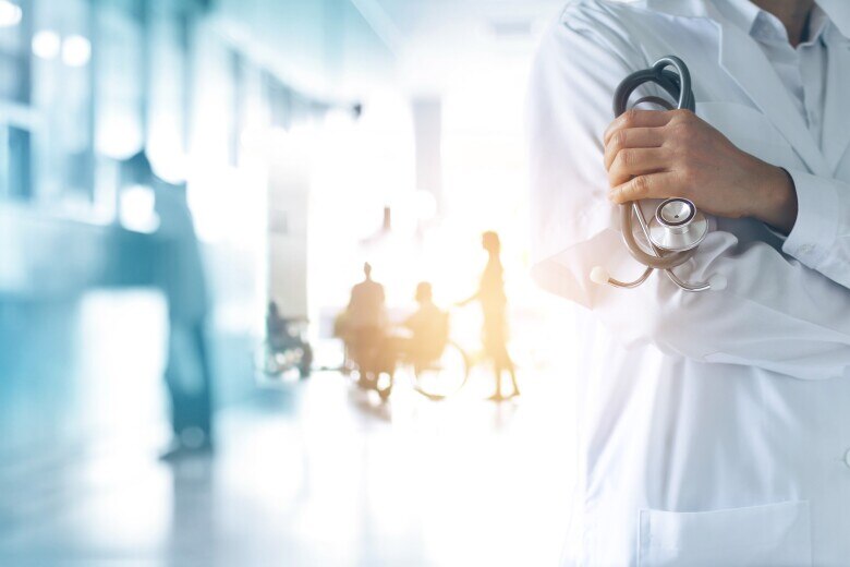 doctor holding a stethoscope