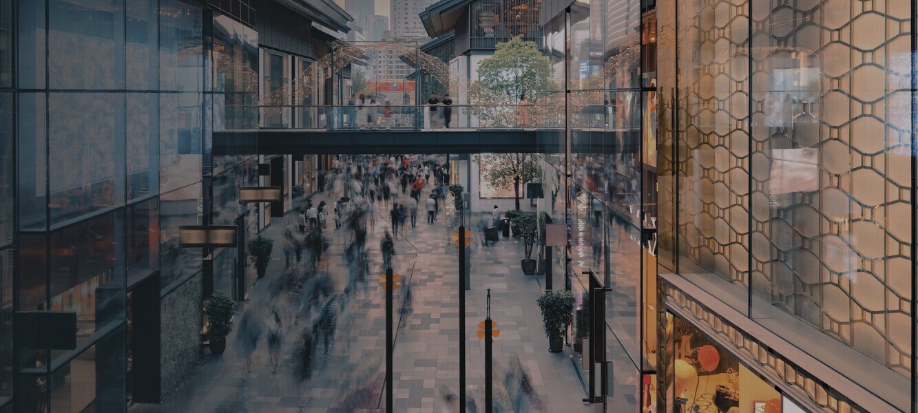 Outdoor retail shopping center