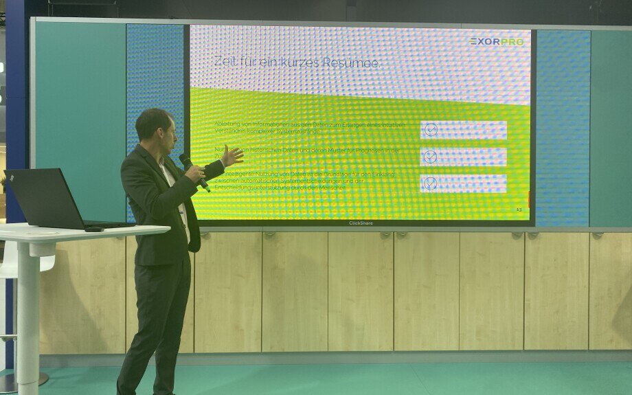 Impressionen von der Hannover Messe 2022: Standpräsentation Exor Pro