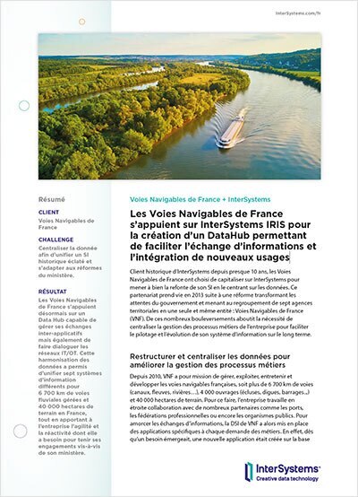 Case Study: Voies Navigables de France & InterSystems