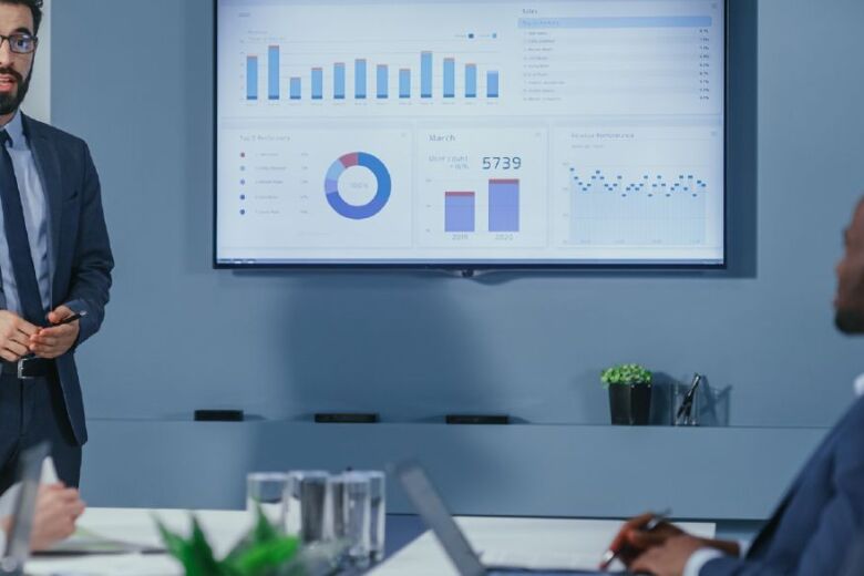 Meeting presenting analytics
