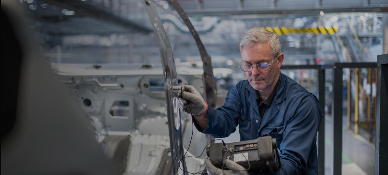 automotive manufacturing line worker