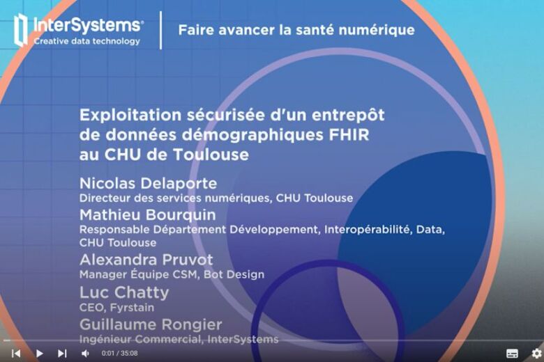Exploitation sécurisée d'un entrepôt de données démographiques FHIR au CHU de Toulouse