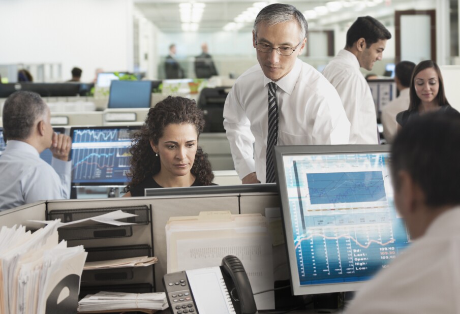 Business people working together in the office