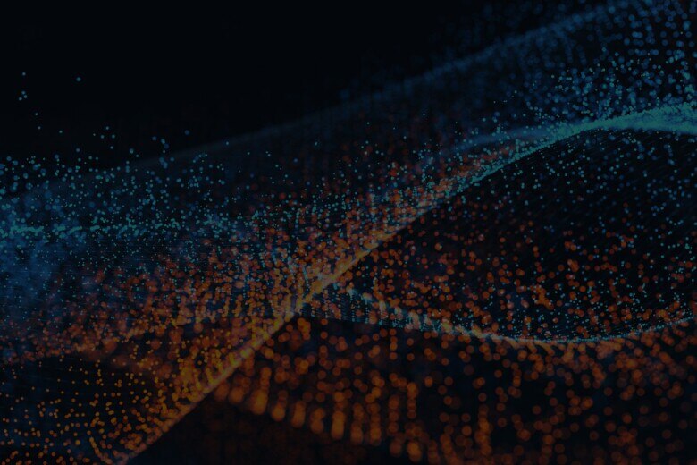 orange and blue abstract image