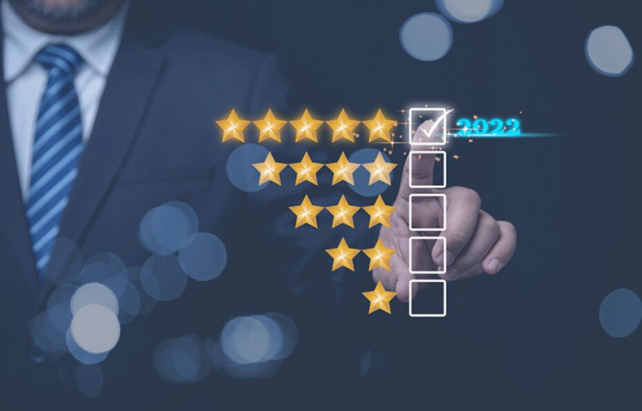Fünf Sterne abgehakt in 2022