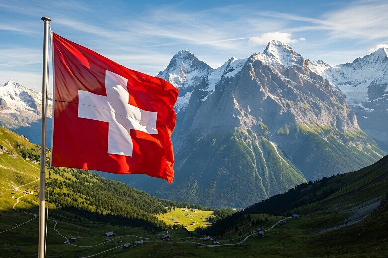 Schweiz Flagge