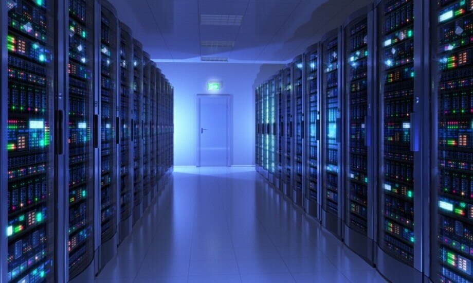 server room with blue overtones