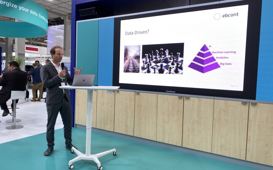 Impressionen von der Hannover Messe 2022: Standpräsentation Ebcont