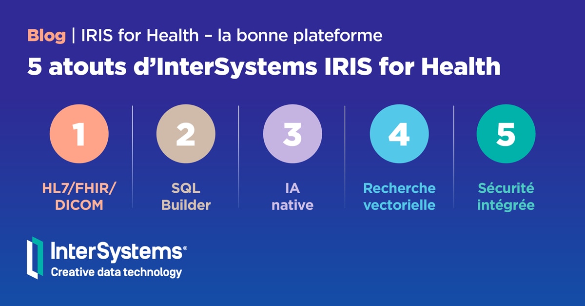 5 atouts d'InterSystems IRIS for Health pour un EDS
