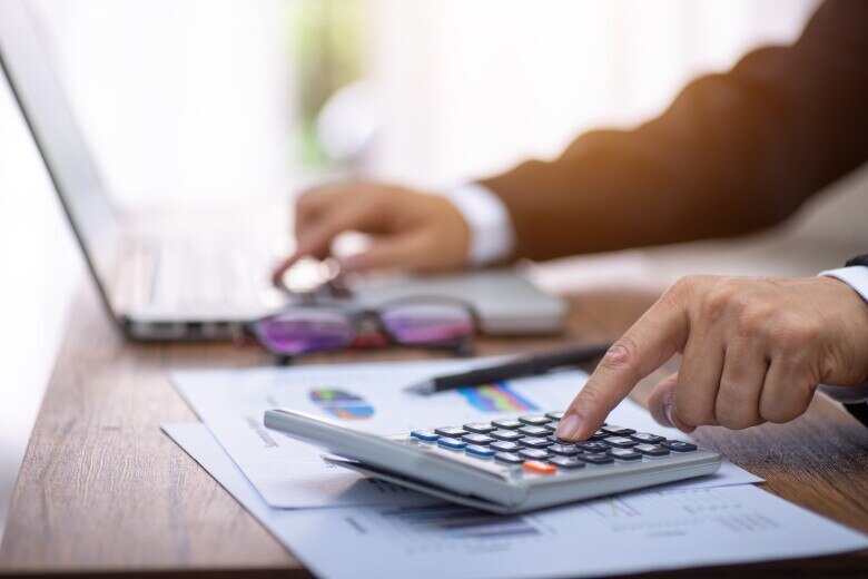 using calculator
