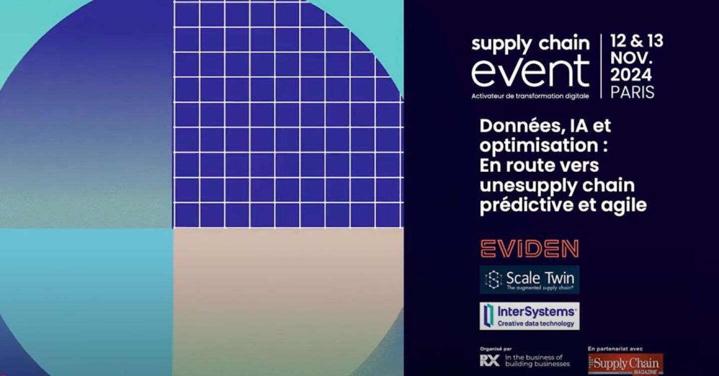 Données, IA et optimisation pour une supply chain prédictive et agile