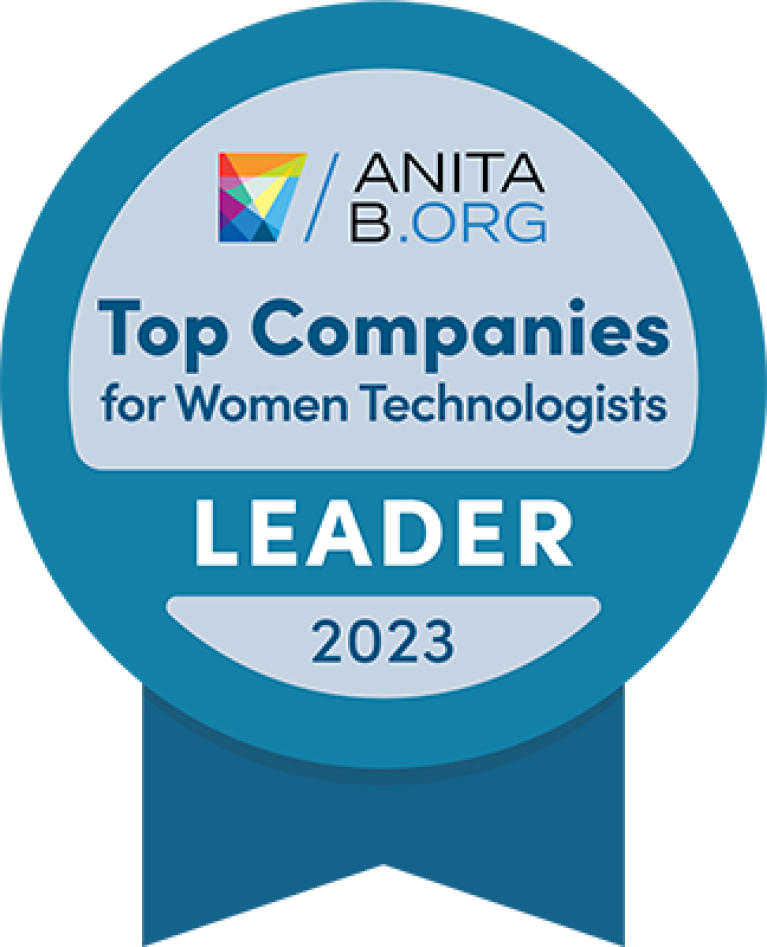 2023 Anita B. org Top Companies for Women Technologists - Leader