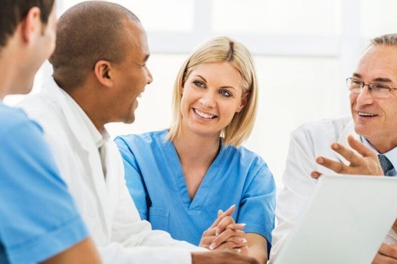 Doctors in meeting