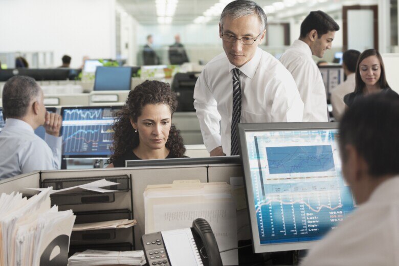 Business people working together in the office