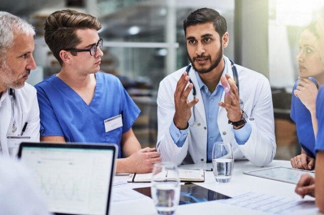 doctors in a meeting