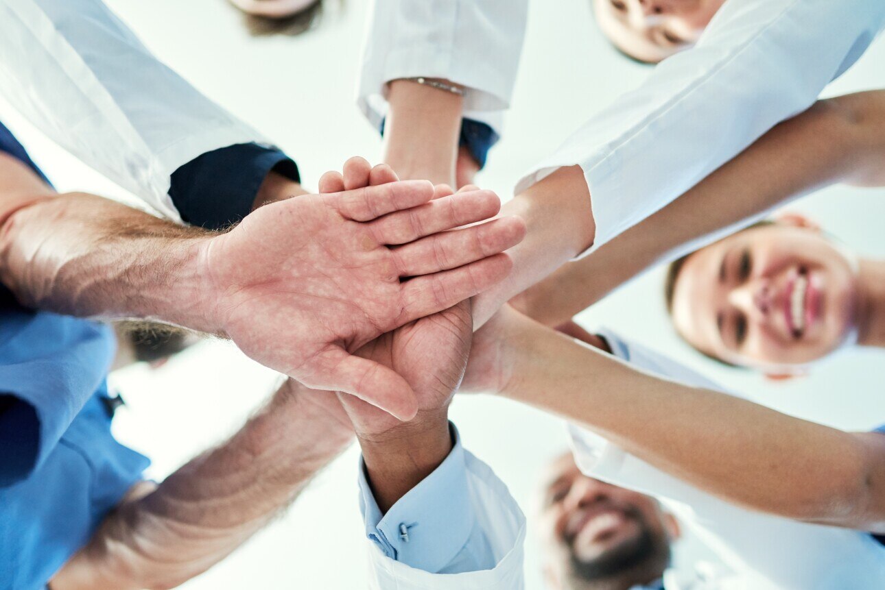 Doctor Hands together