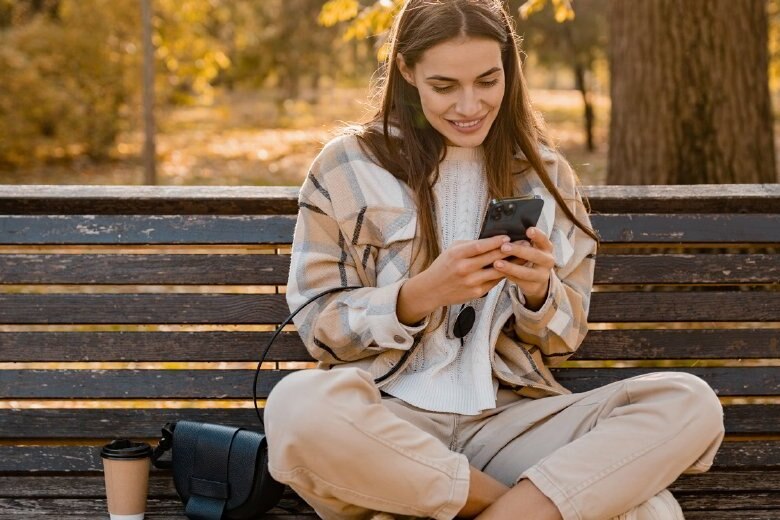 Woman on Bench