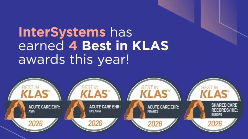 InterSystems wins four 2026 Best in KLAS Awards