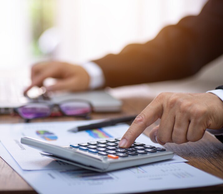 using calculator